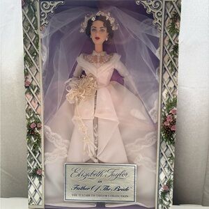 Mattel Elizabeth Taylor Collector Doll in White and Purple Accents